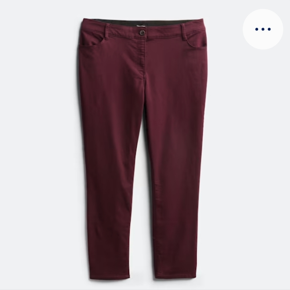 Violets & Roses Harrietta Mid Rise Skinny Pant
